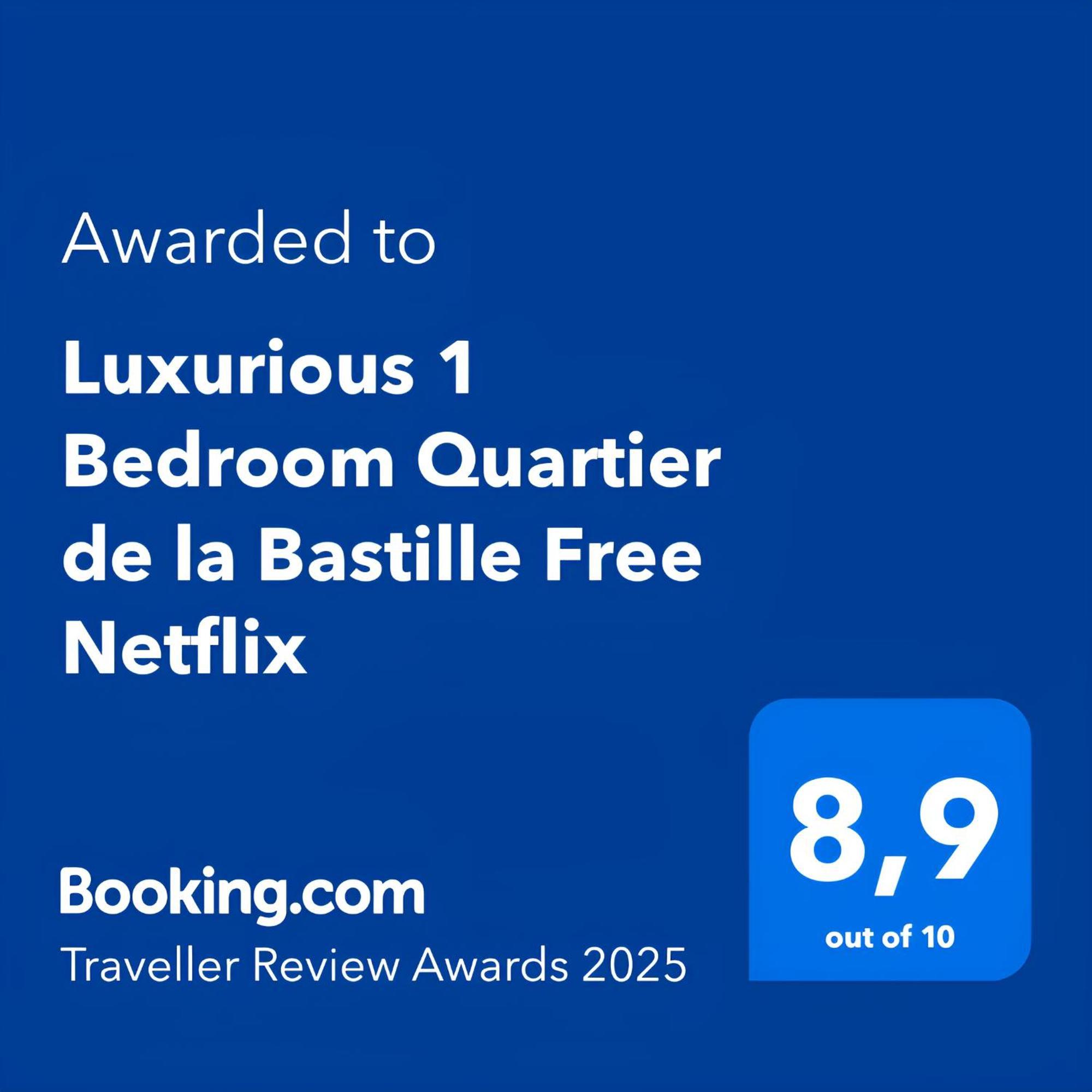 Luxurious 1 Bedroom Quartier De La Bastille Free Netflix Paris Exterior foto